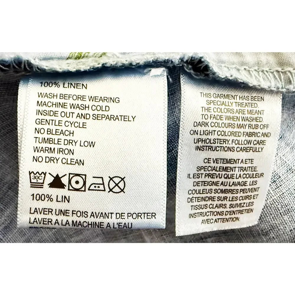 Tommy Bahama Relax Mens Linen Denim Like Cargo Shorts Pockets Lightweight Summer